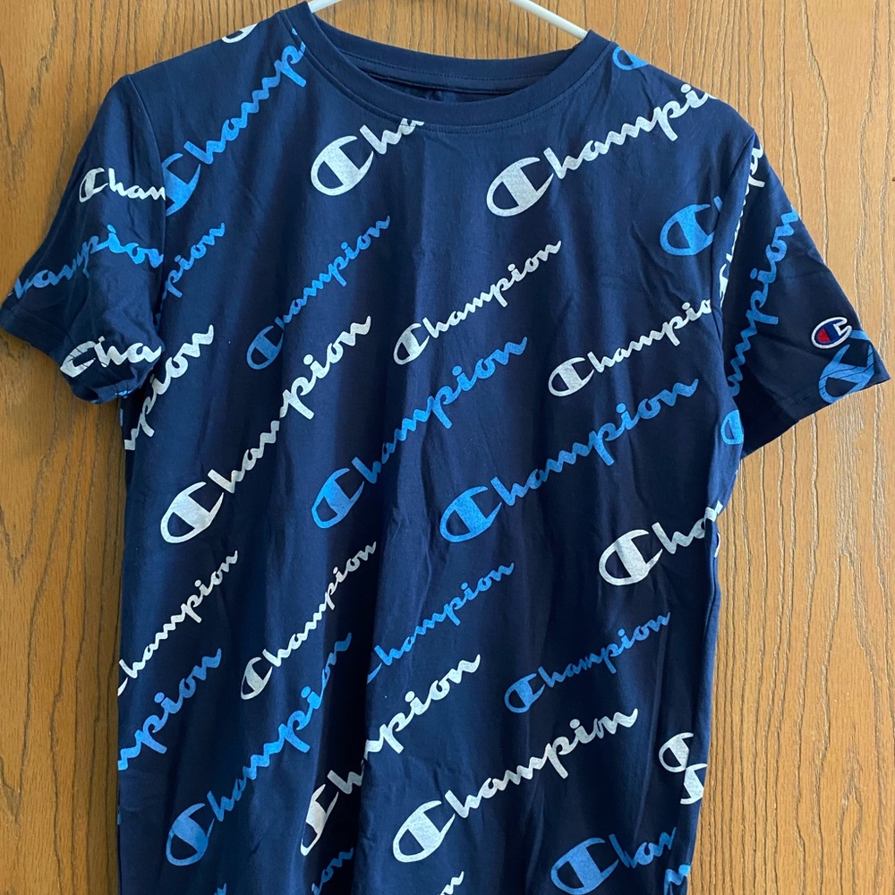 Champion Navy Athletic Tee